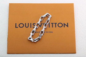 Louis Vuitton LV srebro hartowane bambusowe bransoletka-3628  