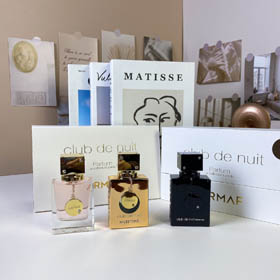 Amafu białe pudełko trzyczęściowy zestaw perfum-3217