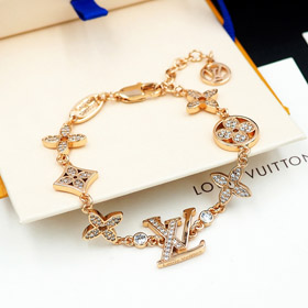 Louis Vuitton LV stary kwiat pełna bransoletka diamentowa-3819