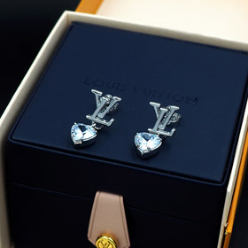 Louis Vuitton LV serce diamentowe kolczyki-4031  